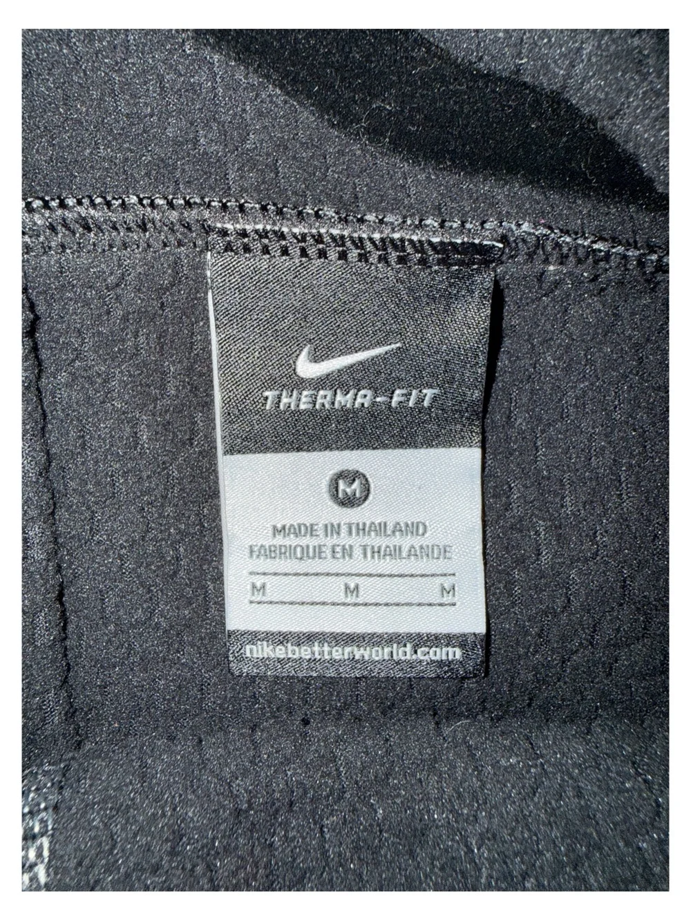 Nike - Therma‑Fit Gray Sleeveless Vest Men’s‎ Medium – Zip Pockets
